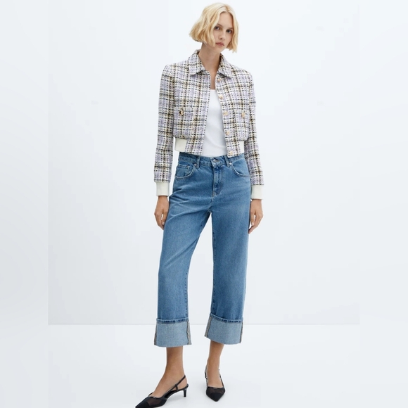 Mango Jackets & Blazers - Mango-Tweed bomber jacket